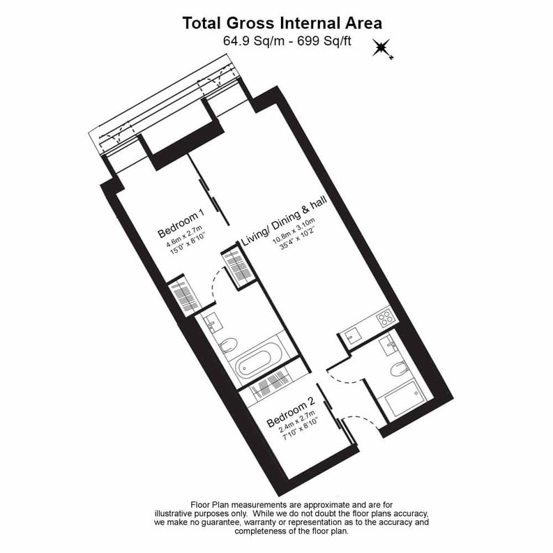 2 bedroom(s) apartment to sale in Strand, Covent Garden, London-Floorplan
