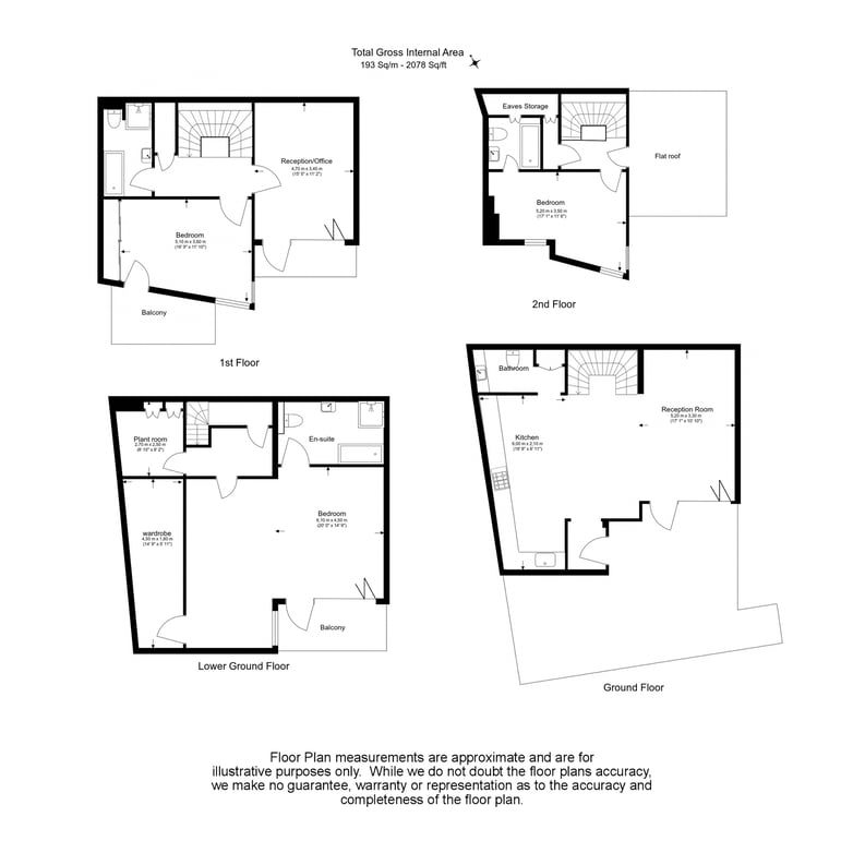 4 bedroom(s) house to sale in Coachworks Mews, Hampstead Borders , London-Floorplan