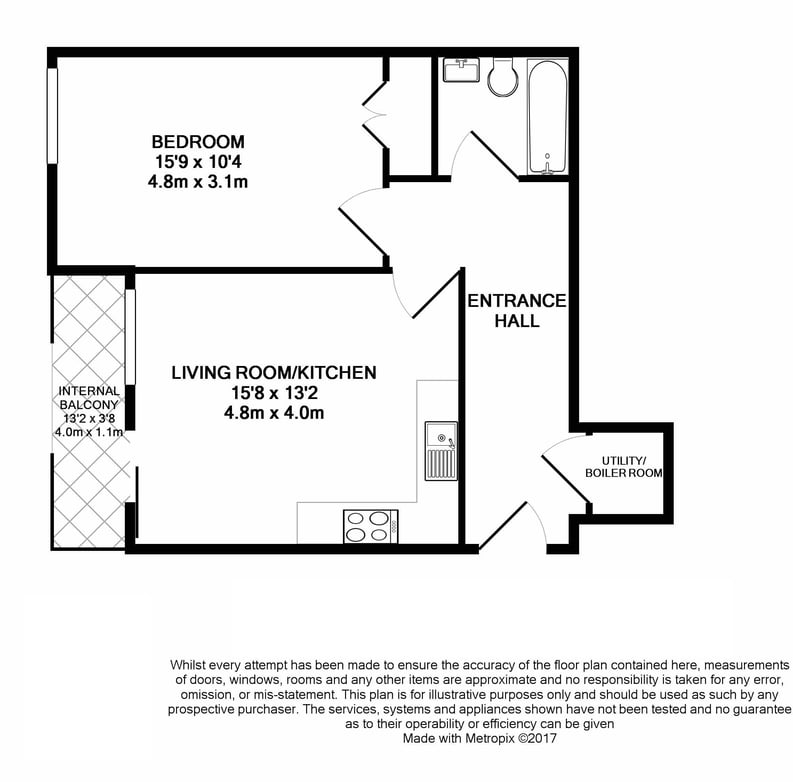 1 bedroom(s) apartment to sale in Westminster Bridge Road, Lambeth, London-Floorplan