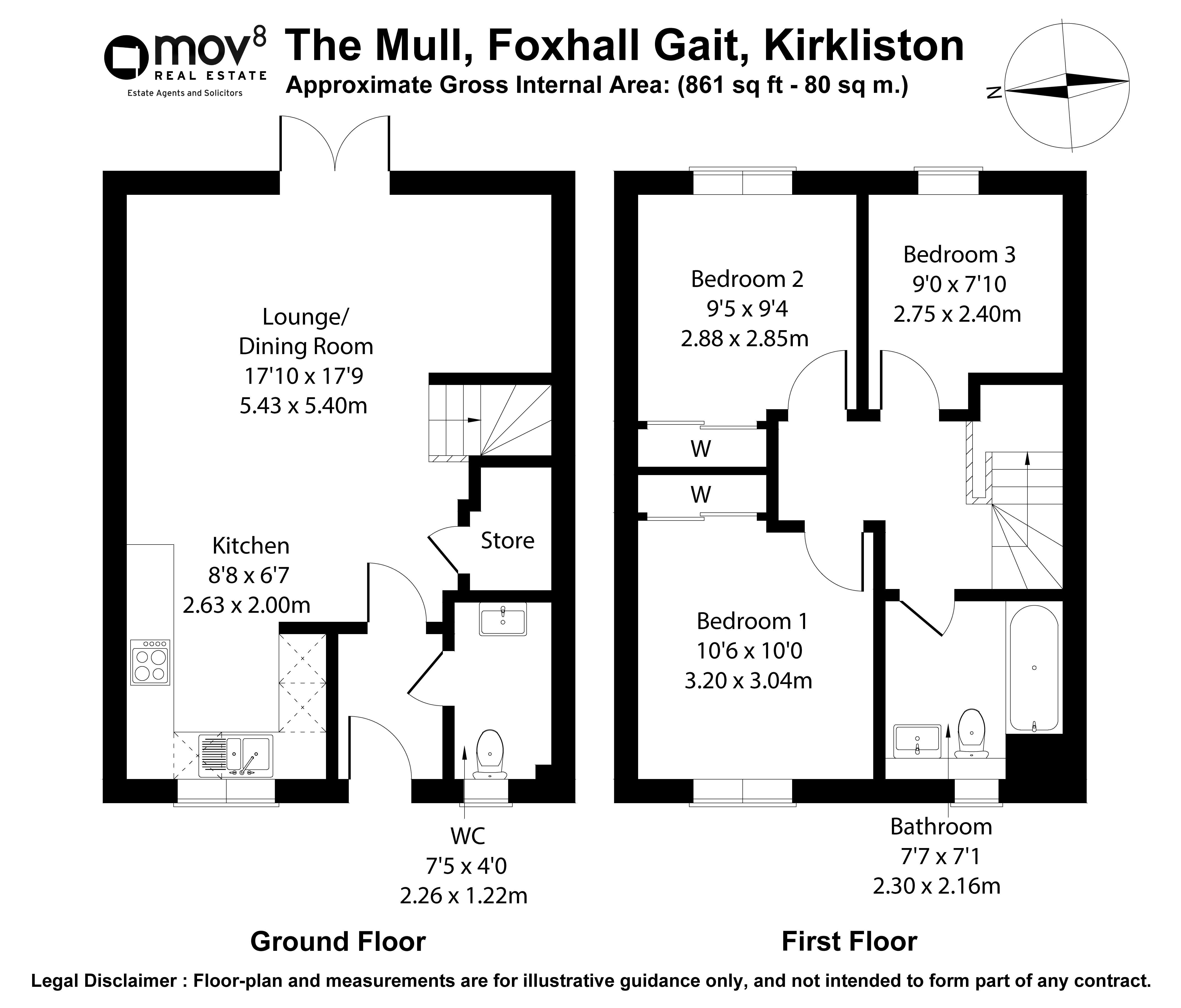 Floorplan 1 of Plot 32 Dandara, The Mull, Foxhall Gait, Kirkliston, EH29 9GW