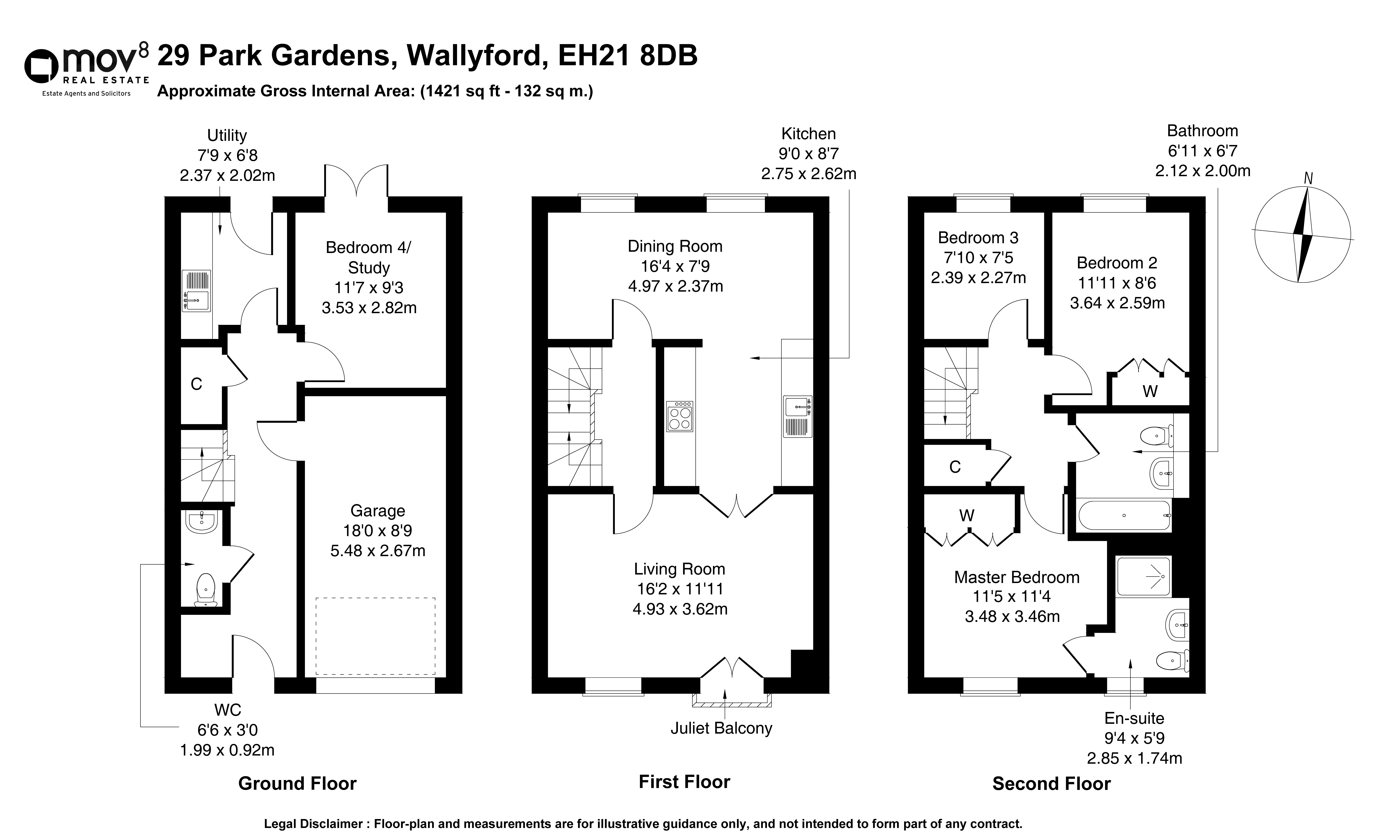 Floorplan 1 of 29 Park Gardens, Wallyford, Musselburgh, East Lothian, EH21 8DB