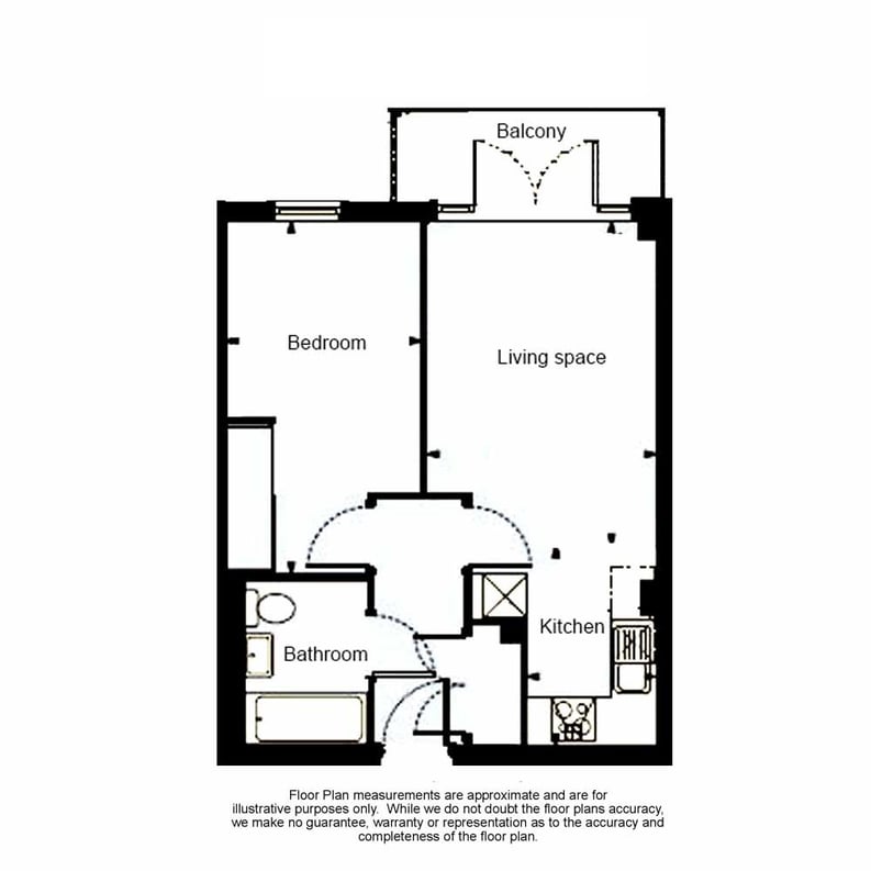 1 bedroom(s) apartment to sale in Seven Sea Gardens, Poplar, London-Floorplan