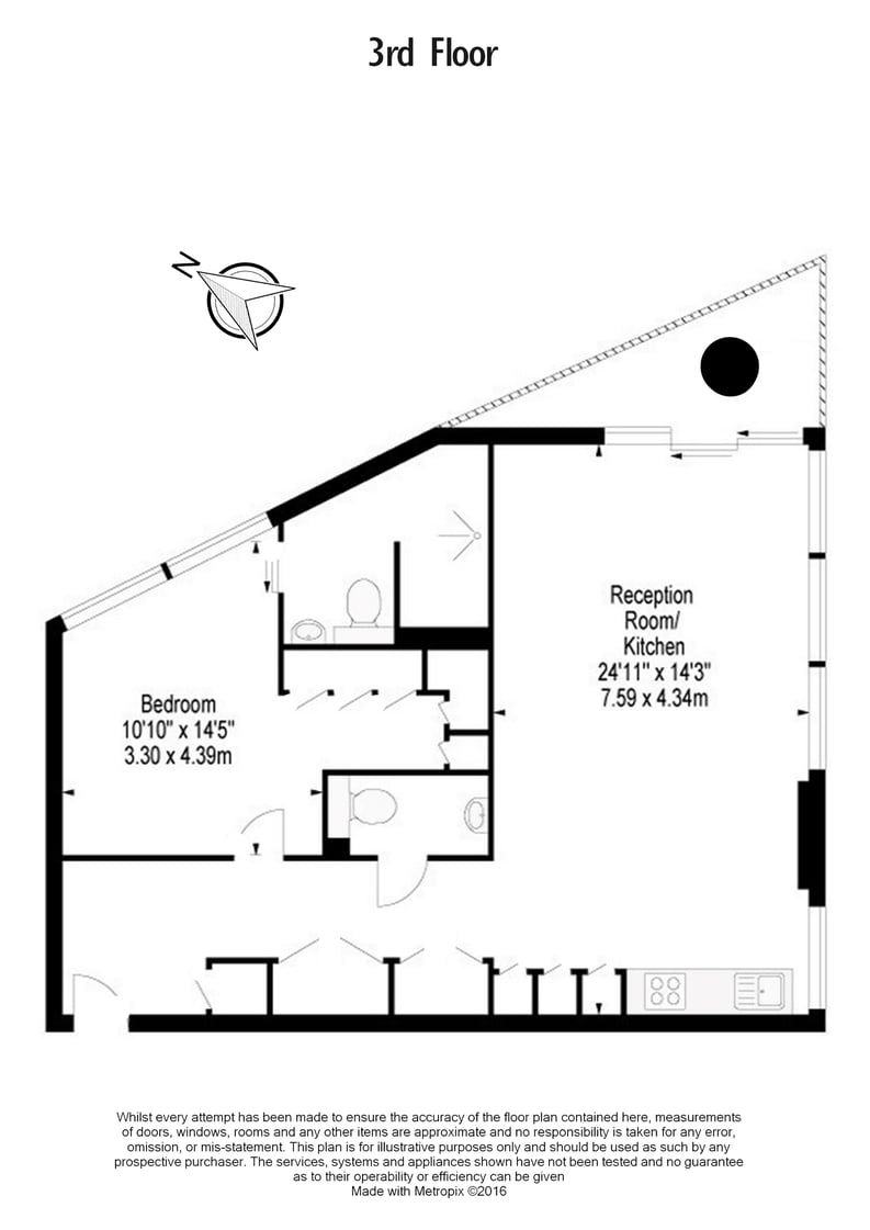 1 bedroom(s) apartment to sale in Earls Way, Tower Bridge, London-Floorplan