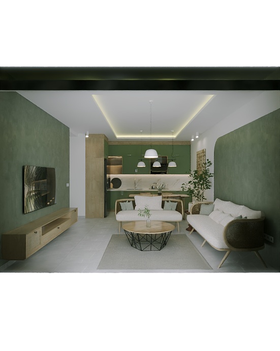 2 bedroom newly completed apartment in Upper Kyrenia – built by Ardem Construction, Kyrenia