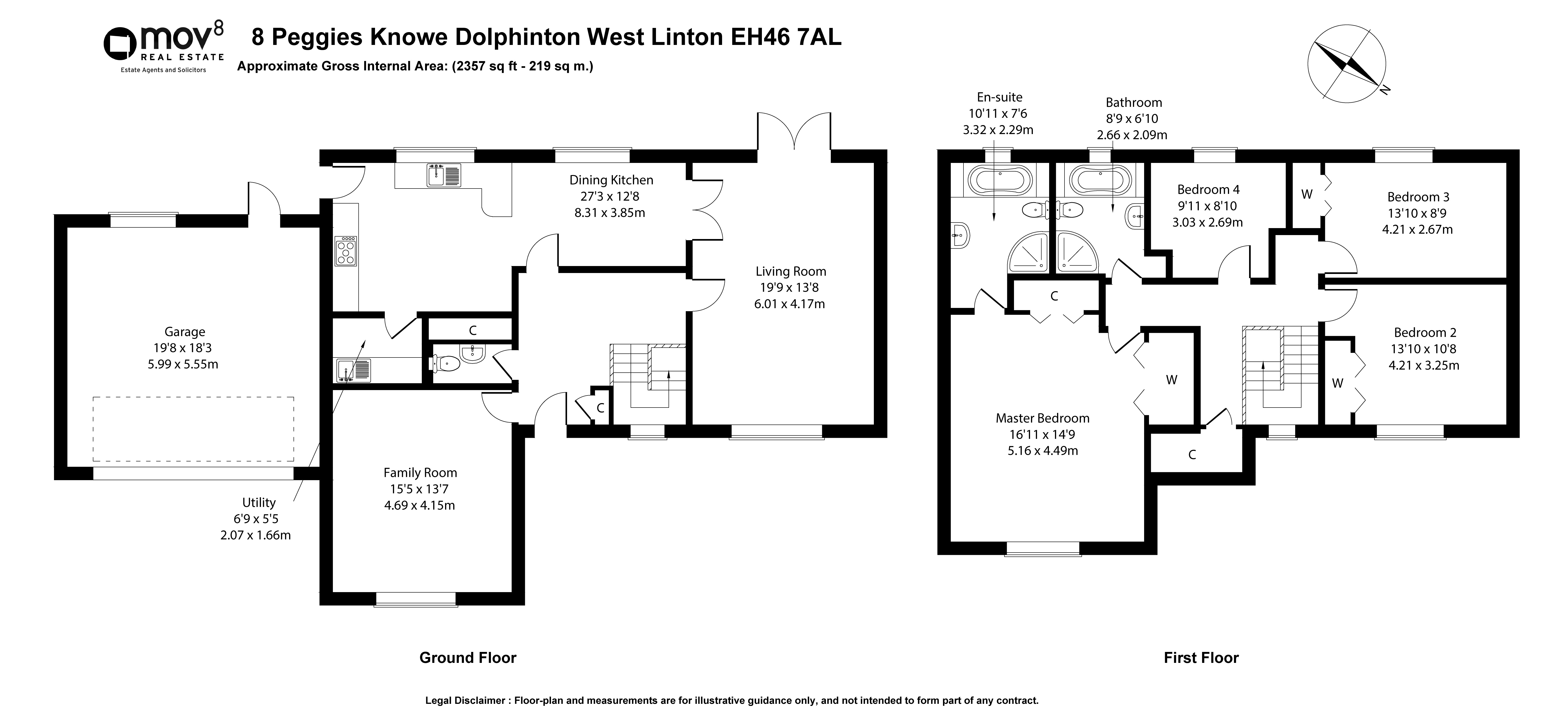 Floorplan 1 of 8 Peggies Knowe, Dolphinton, West Linton, South Lanarkshire, EH46 7AL