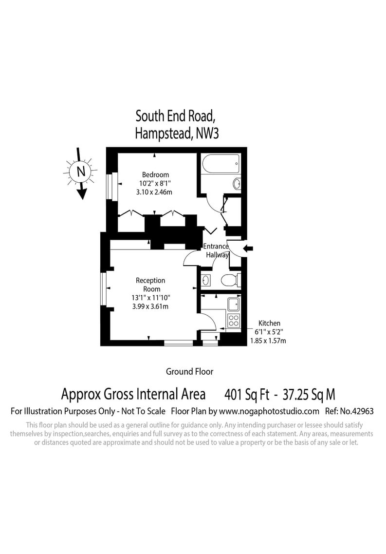 1 bedroom(s) apartment to sale in South End Road, Hampstead, London-Floorplan