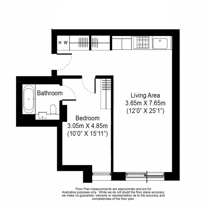 1 bedroom(s) apartment to sale in Lillie Square, Earls Court, London-Floorplan