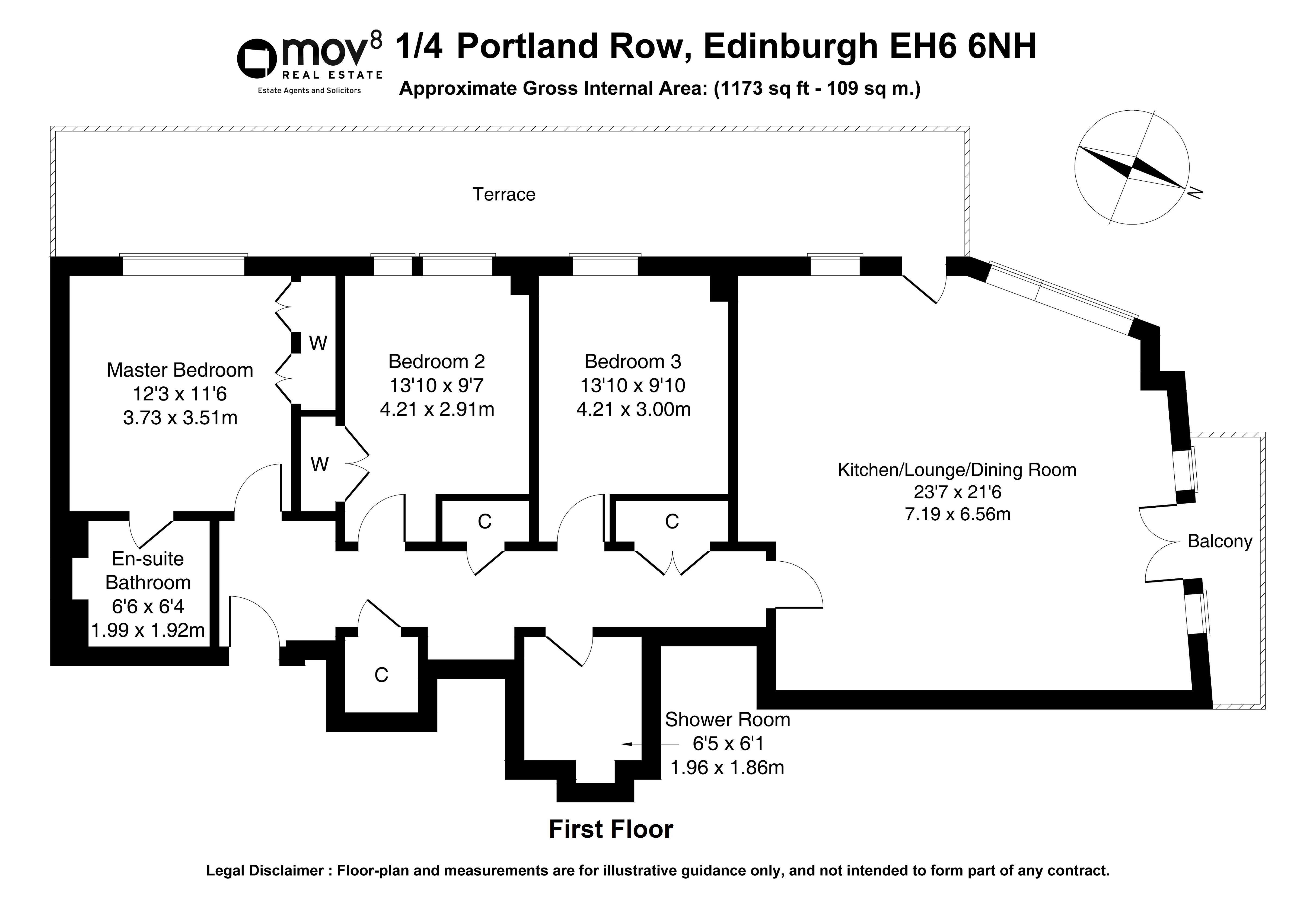 Floorplan 1 of 1/4, Portland Row, Newhaven, Edinburgh, EH6 6NH