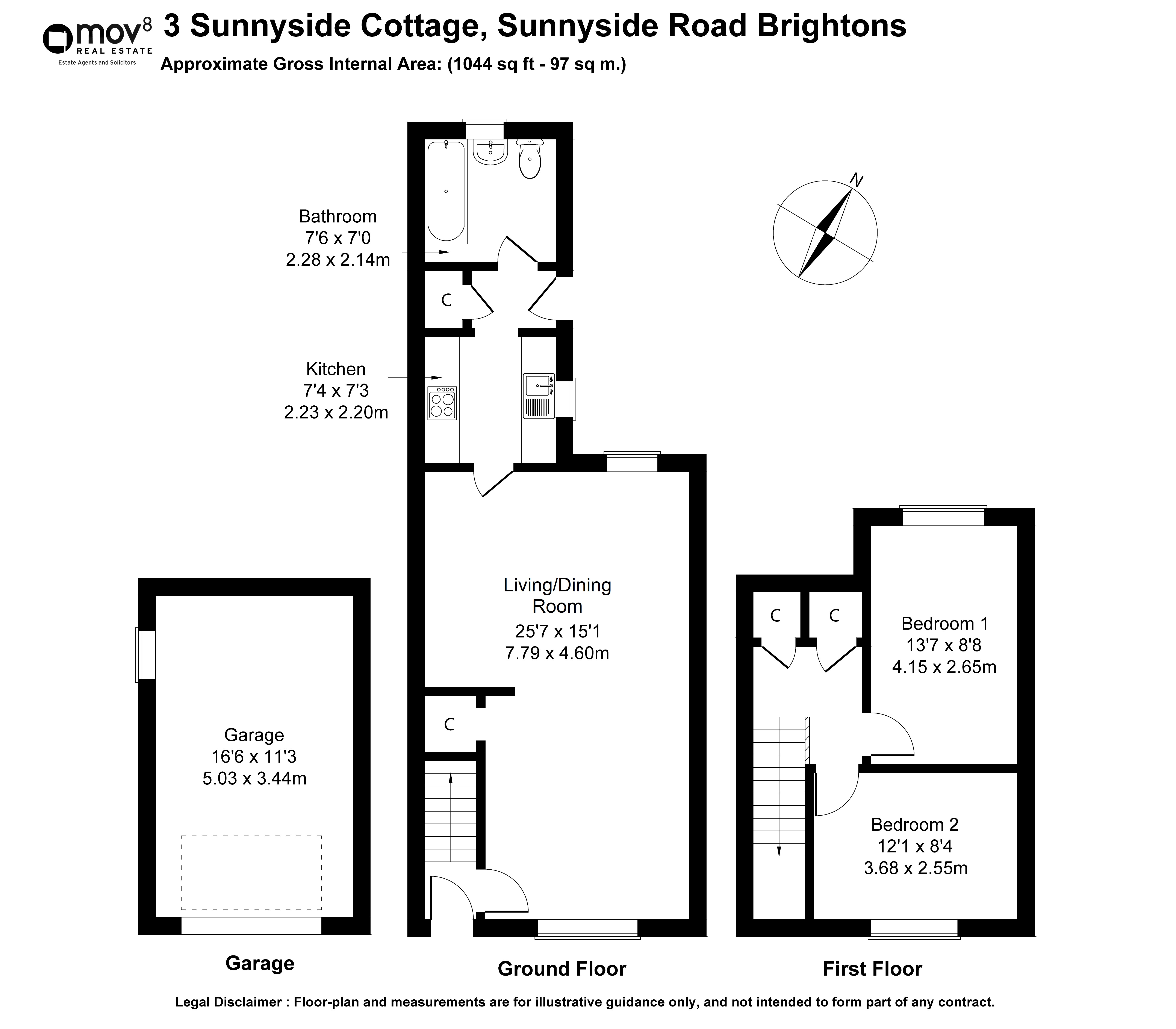 Floorplan 1 of 3 Sunnyside Cottage, Sunnyside Road, Brightons, Falkirk, FK2 0RP