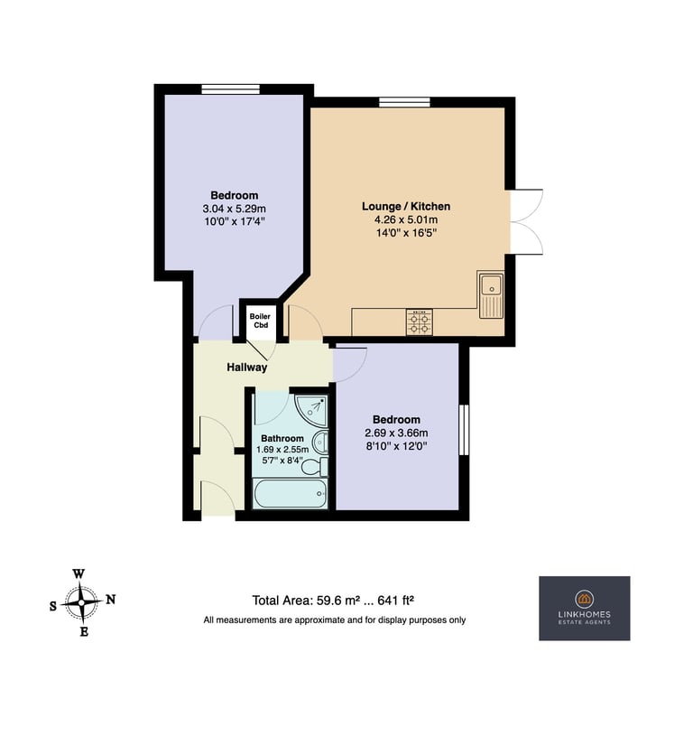 Flat 1 The Post House, 550-552  | Floorplan