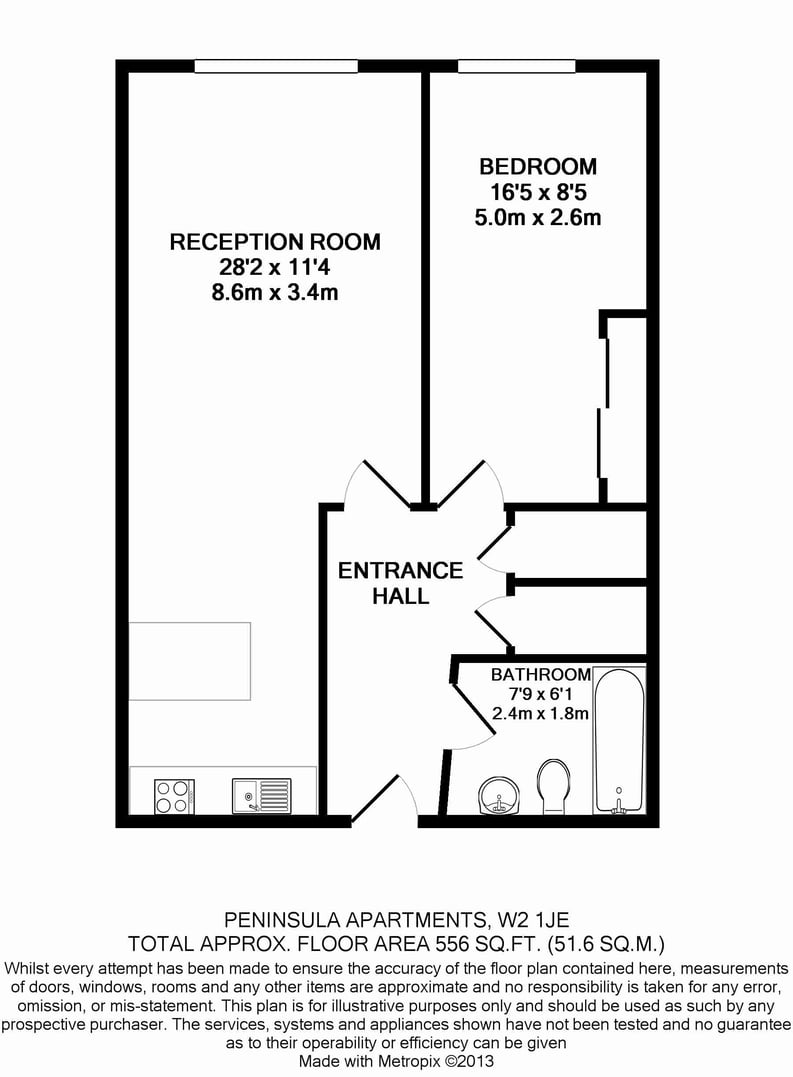 1 bedroom(s) apartment to sale in Praed Street, Paddington, London-Floorplan