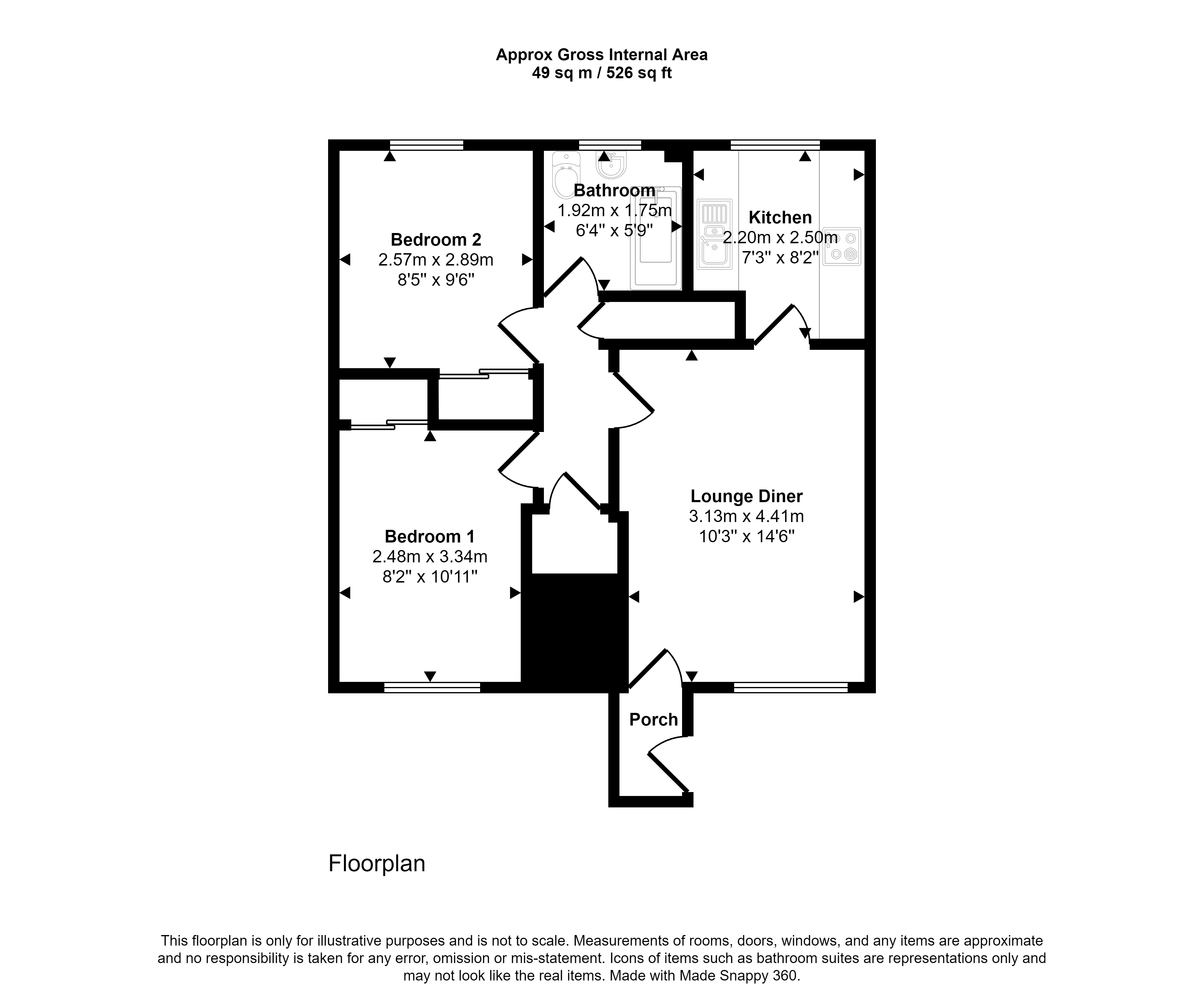 2 Bedroom Tenanted Property For Sale in 41, The Parsonage, Musselburgh