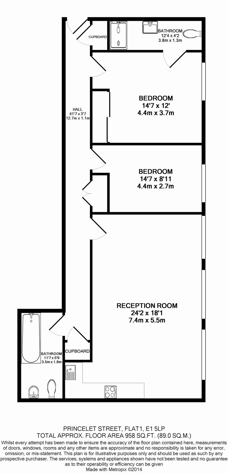 2 bedroom(s) apartment to sale in Princelet Street, Spitalfields, London-Floorplan