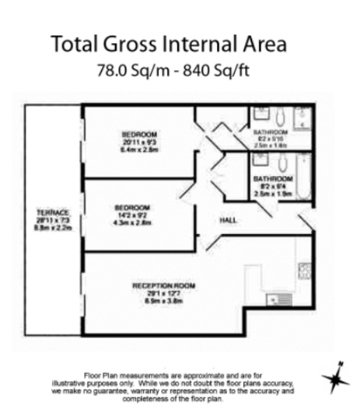 2 bedroom(s) apartment to sale in Chelsea Creek, Fulham-Floorplan